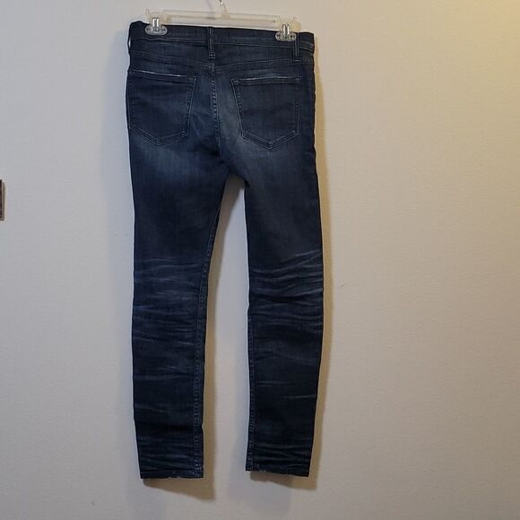 NWT American Dress Code Legendary Denim distressed blue jeans Size 27 - Picture 2 of 6